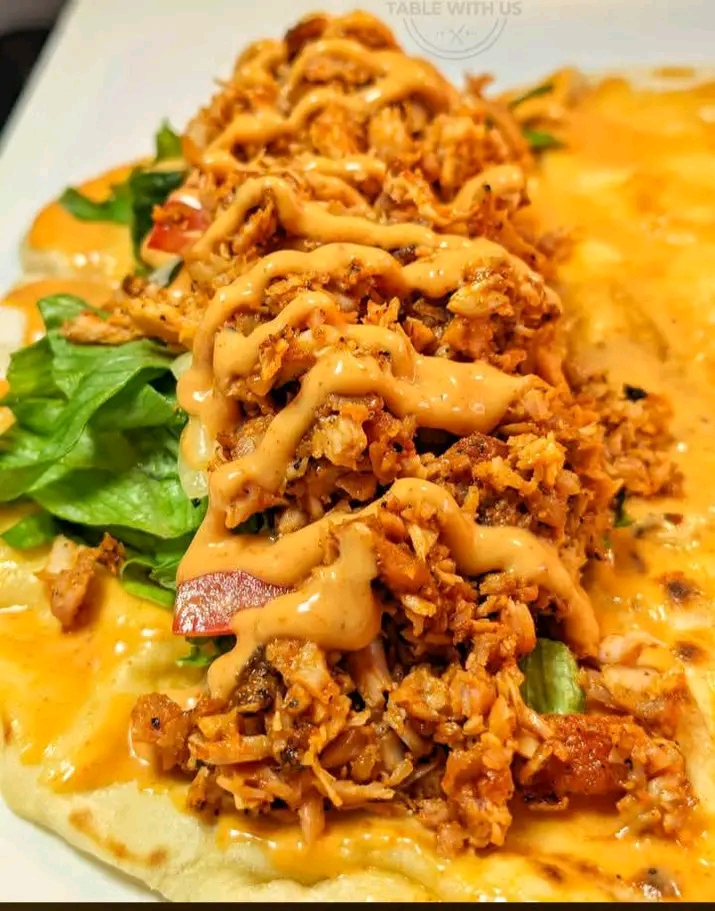 Chicken Naan Wrap